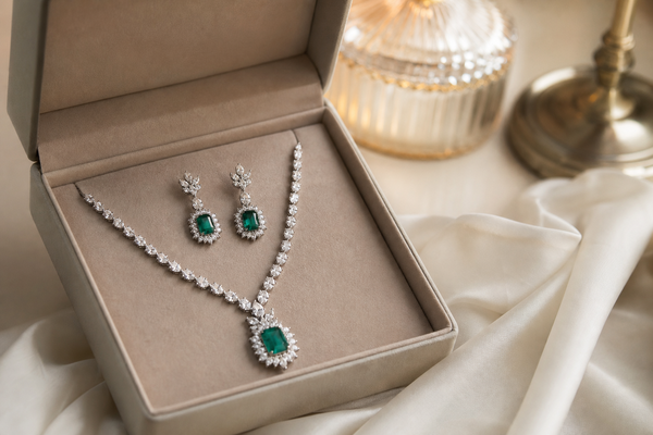 Jewelry Set in Luxurious Jewelry Box-1